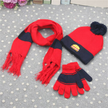 Gloves Wool Cap and Muffler
