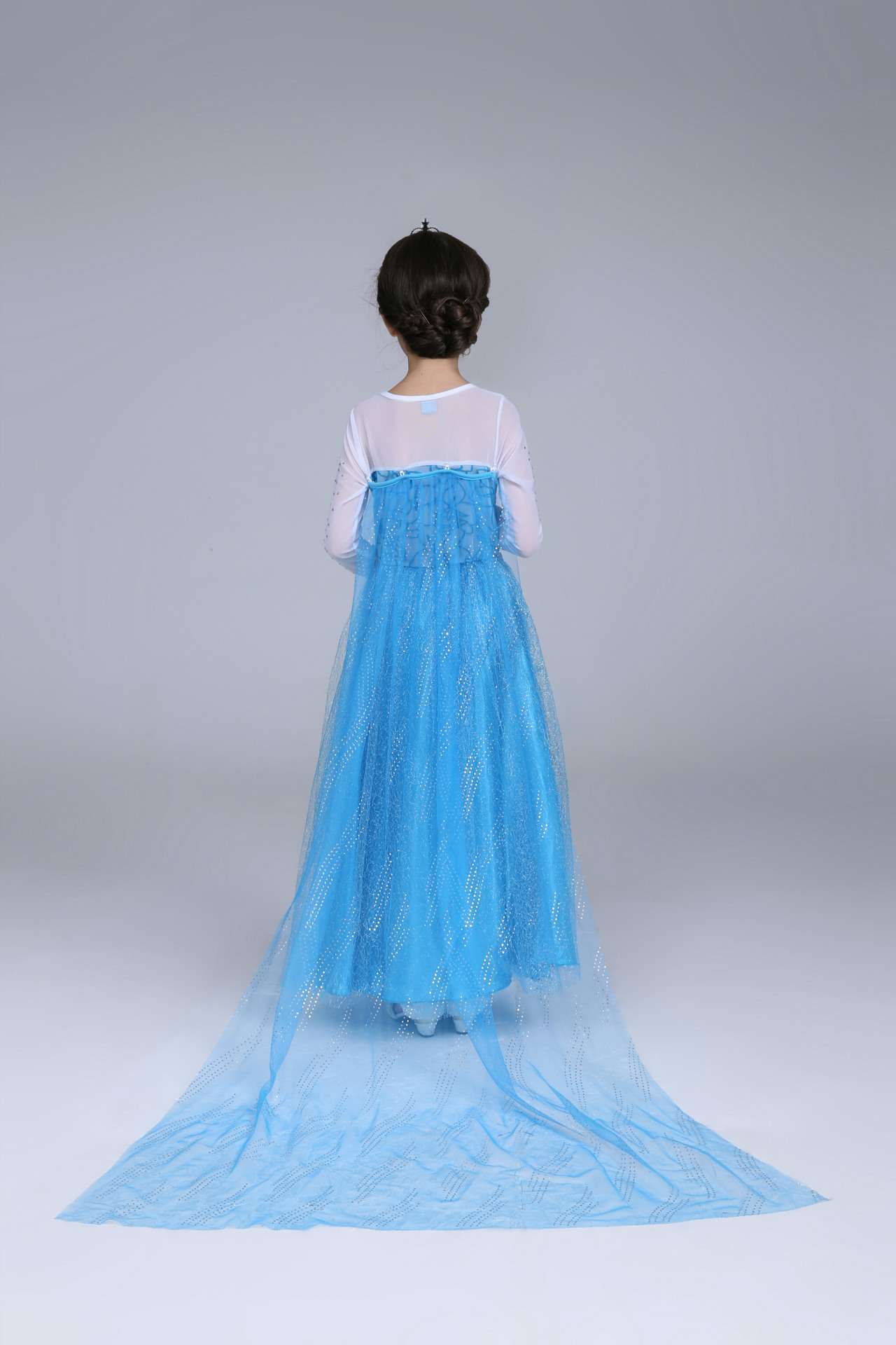 Girls Frozen Queen Elsa Princess Dress Costume For 3-8 Years Kids
