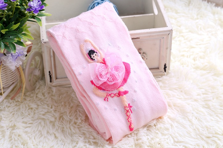 Set of 3 colors Pink, White, Black Cotton Barbie Doll Thick Legging (2-10  years) 