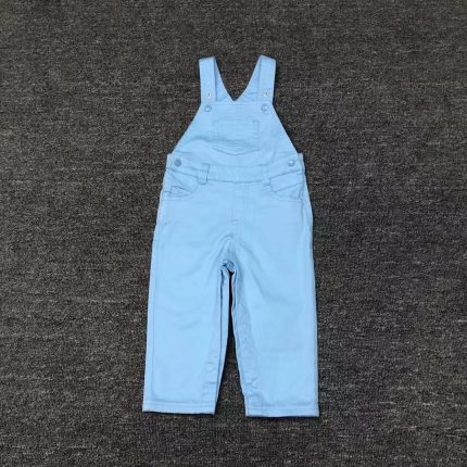 1-4 Years Kids EPK Designed in France 100% Cotton Blue Dungaree