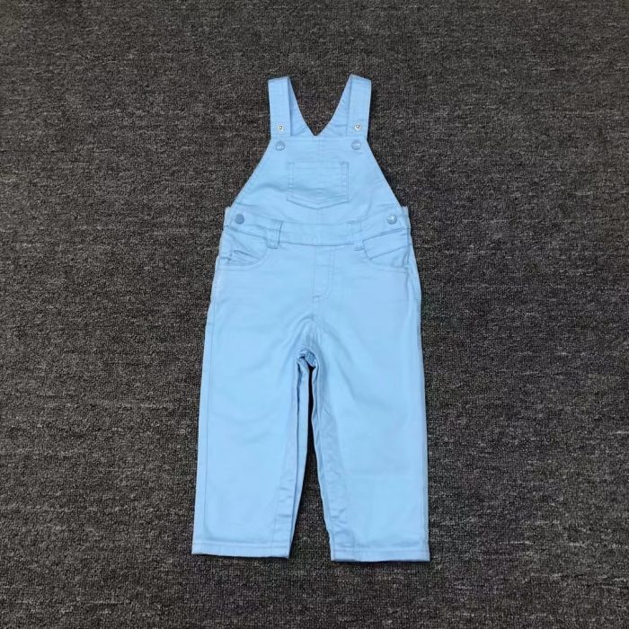 1-4 Years Kids EPK Designed in France 100% Cotton Blue Dungaree