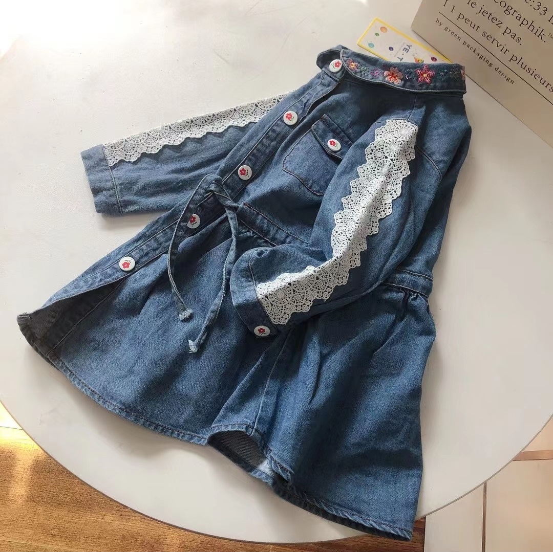 Buy Elegant Baby Girl Jeans Frock (2-3 Years, Blue) at Amazon.in-mncb.edu.vn