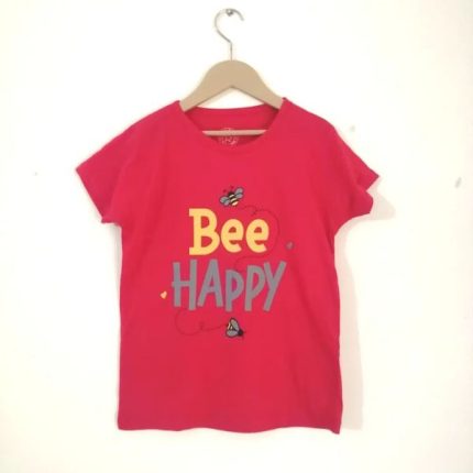 1-8 years Red Branded T Shirt for kids/girls