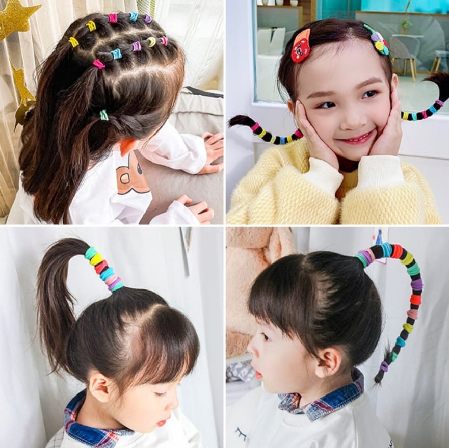 Girls Hair Accessories, Elastic Hair Ties, Ponytail Holders Rubber Bands  Decorative Hair Accessories Holiday Gift - Temu