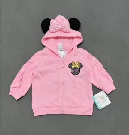 3-9 Months Disney Baby Pink Beautiful Hood Winter