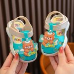 9 monthe-3 years Soft soled Rubber sandals baby kids