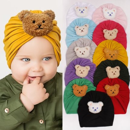 1-4 Years Baby Bear Cotton Hat 4 Season