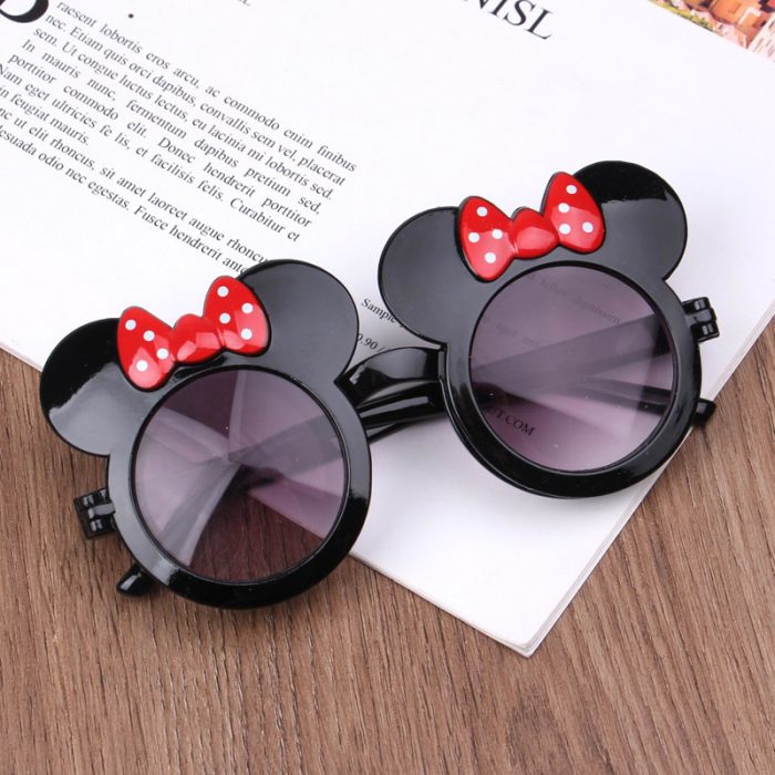 Red Mickey-Minnie-Mouse-Bow-Red-and-Black-Summer-Glasses Mickey minors